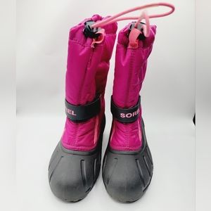 🌿SOLD🌿Sorel Girls Pink Snow Boots Size 2 youth